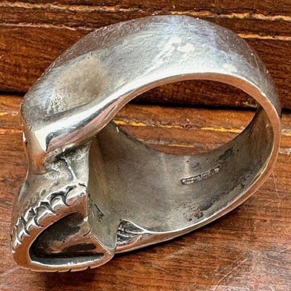 The Great Frog Star Eyes Skull Ring TGF sz 7 US - Picture 6 of 8
